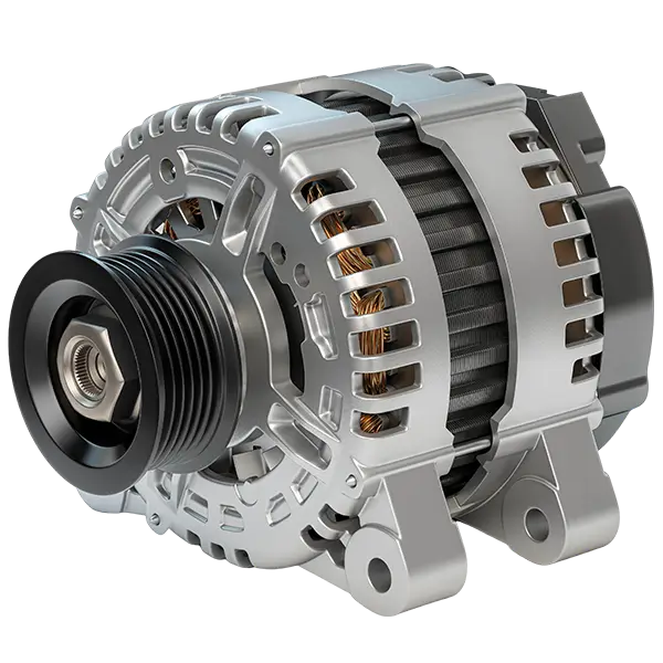 Alternateur de voiture, composant essentiel pour la production d'énergie électrique et le chargement de la batterie